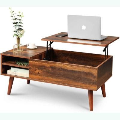 Double Storage Space Start Lift Adjustment Computer Desk