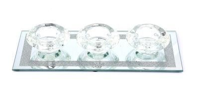 Clear Glass Candlestick Holders Christmas Decoration Wedding Decoration Candle Holder