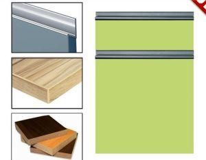High Gloss UV /Acrylic /Lacquer Kitchen Cabinet Door Glass Kitchen Door Modern Design Curved Kitchen Cabinet Doors (ZHUV)