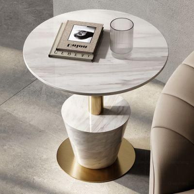 Nordic Living Room Modern Contemporary Marble End Side Table