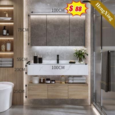 Qulaity Glass Basin Bathroom Cabinet with LED Mirror with Real Good Price