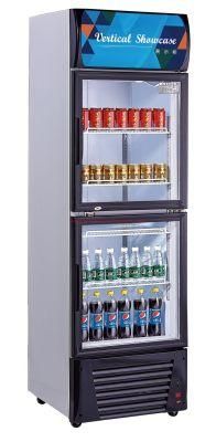 Commercial Single Glass Door Display Cabinet/Upright Cold Drink Display Refrigerator