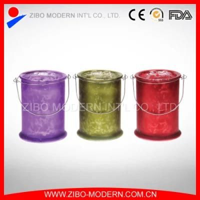 Factory Price Wholesale Frosted Glass Votive Candle Holders
