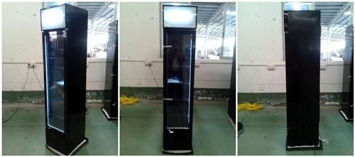 165L Upright Single Glass Door Commercial Display Showcase