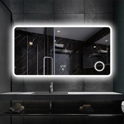 Jinghu Chinese Factory Luxury Design LED Bathroom Makeup Light Mirror Home Decor Mirror