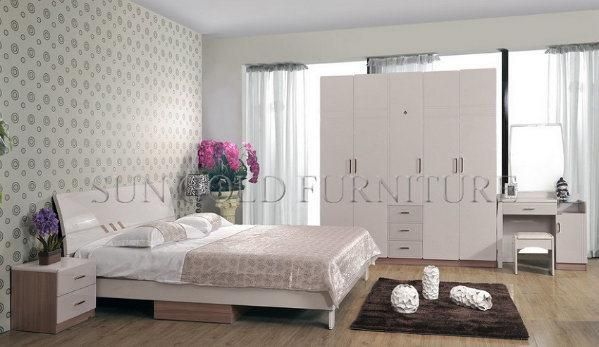 2016 Popular Modern Bedroom Bed Elegant Design King Size (SZ-BT006)