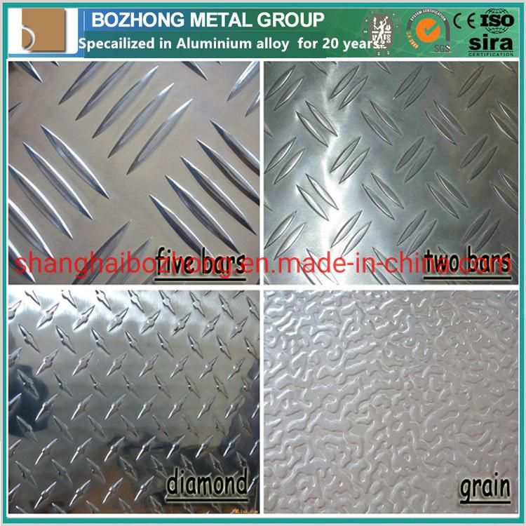 Pattern Aluminum Coils The Pattern Plate Is Beautiful in Appearance, Anti-Skid, Strengthens Performance and Saves Steel