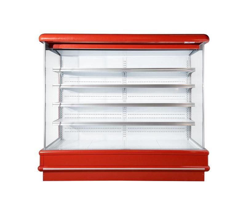 Glass Open Top Beverage Food Dessert Cabinet Showcase Cooler Chiller