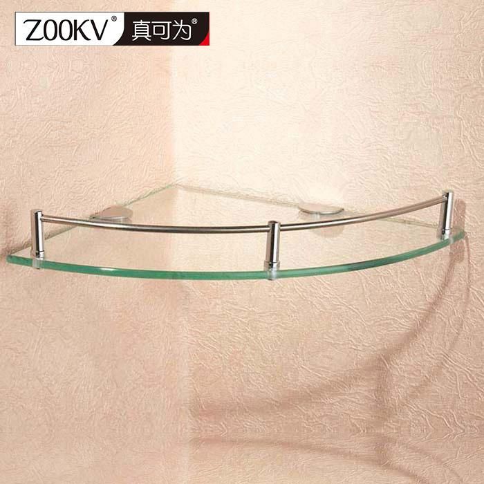 Double Wall Corner Bathroom Shelves Glass Bathroom Corner Shelves