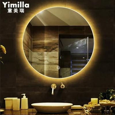 2021 Luxurious Style Bathroom Mirror LED Light Mirror with Anti-Fogging