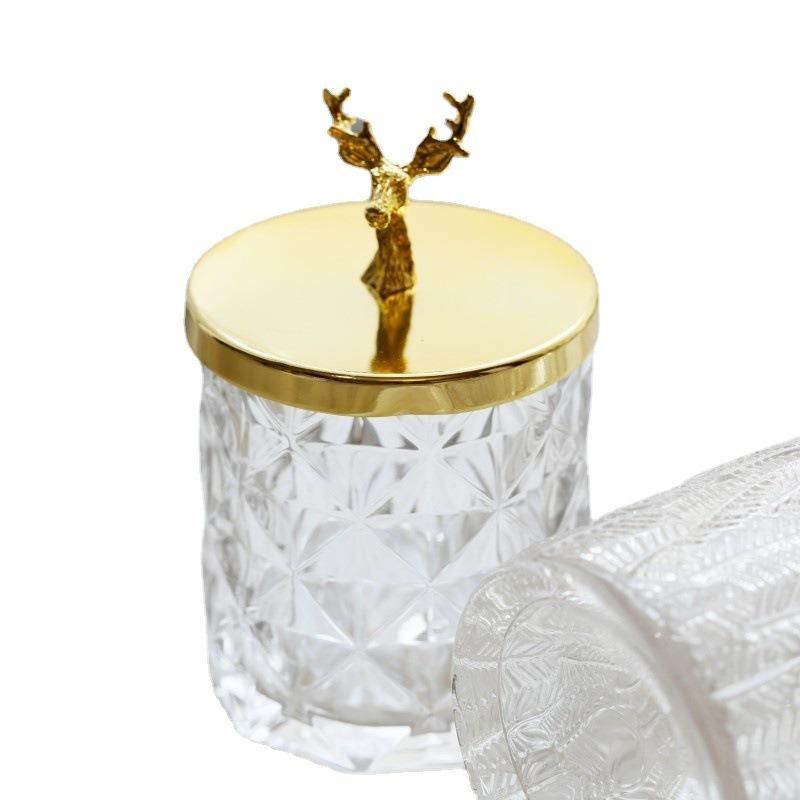 Wholesale Luxury Empty Glass Candle Jars, Glass Candle Container, Glass Candle Stick for Aromatherapy Oil, Candle Making