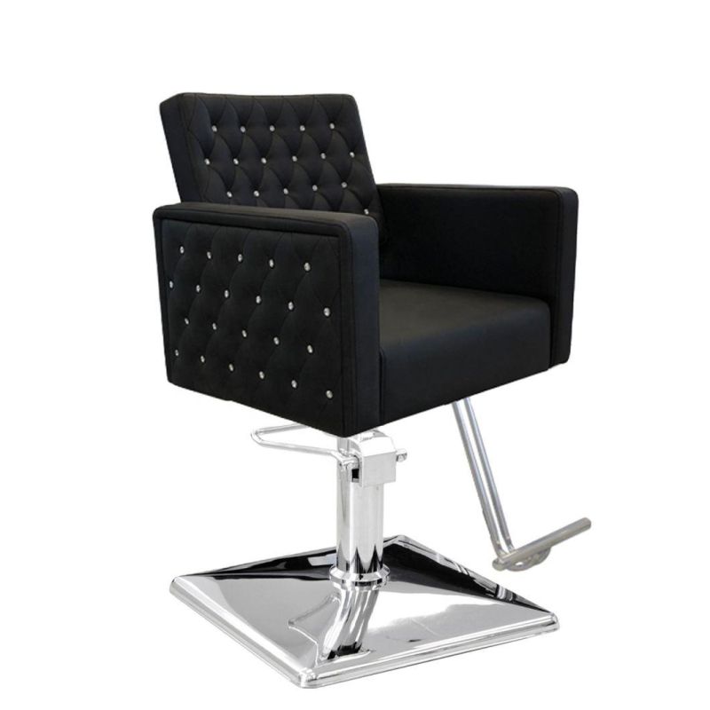 Hl-7294 Salon Barber Chair for Man or Woman with Stainless Steel Armrest and Aluminum Pedal