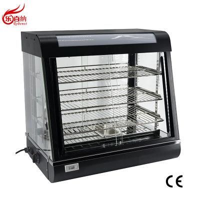 Kitchen Equipment Commercial Electric Glass Food Pie Warmer Merchandiser Display Showcase (FM-48)