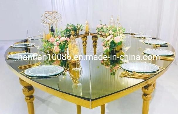 Wedding Event Cake Table French Italy Reclaimed Marble Glass Round Dining Table
