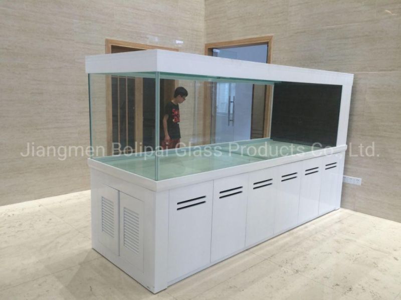 Customized Glass Fish Tank with Wooden Aluminium Cabinet