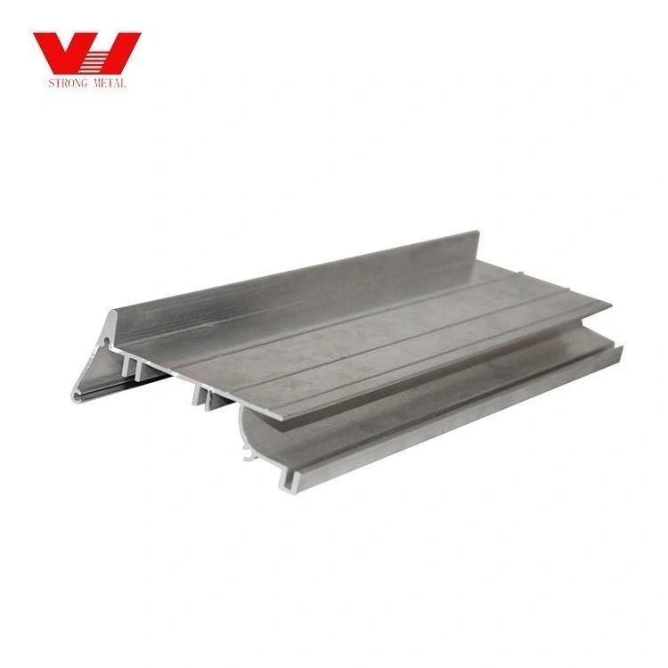 Lower Aluminium Profile for Wardrobe Aluminium Profiles for Wardrobe Sliding Doors Aluminum Alloy Extrusion Profile