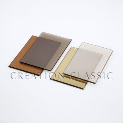 4mm-10mm Bronze/Pink/Blue Reflective Glass for Building/Window Glass