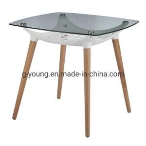Glass Dining Rectangle Table Modern Design Dining Table