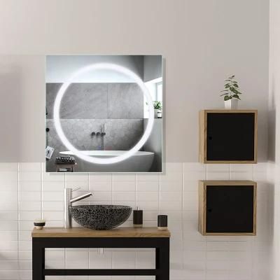 Illuminated Smart Mirror Ring Lighted Bathroom Mirrors for Hotel
