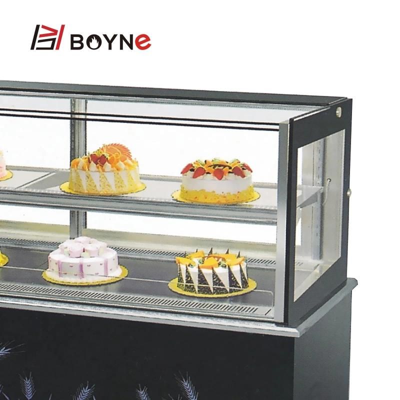 Bakery Marble Base Cafe Display Chiller Cake Cooling Cabinet