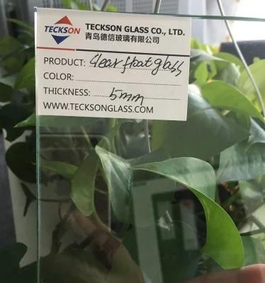 5mm Clear Float Glass Price for Buildings and Windows