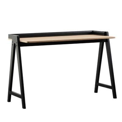 Modern Commerical Furniture Simple Custom White Grey Black Laptop Office Computer Desk Solid Wood Table