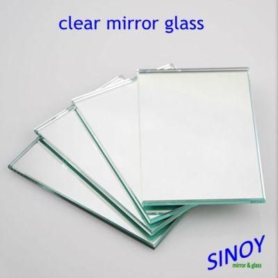 Waterproof 1.1mm to 6mm Clear Silver Coated Mirror Glass