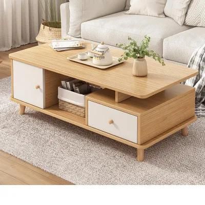 Simple Modern Living Room Small Coffee Table, Hoousehold Creative Wooden Furniture 0007
