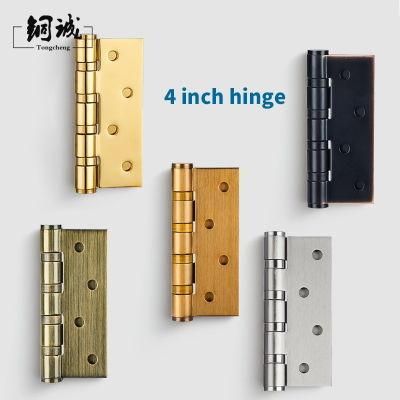 High Quality Antique Brass 4 Inch Furniture Hardware Wooden Door Hinge