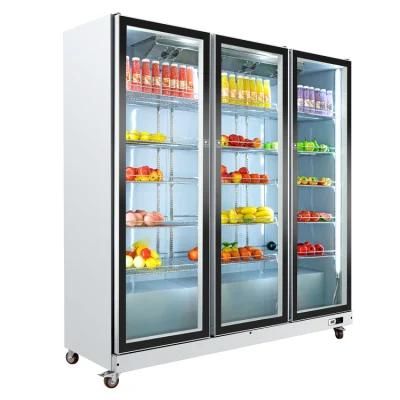 Commercial Beer Display Cooler Upright Freezer Regrigeratorsupermarket Display Cabinet