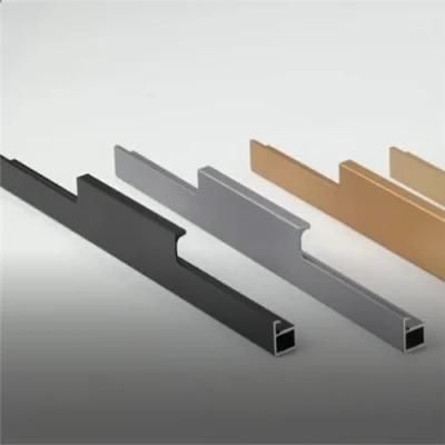 Hot Sale Color Custom Aluminium Extrusion Handle for Furniture Kitchen Cabinet Closet Wardrobe