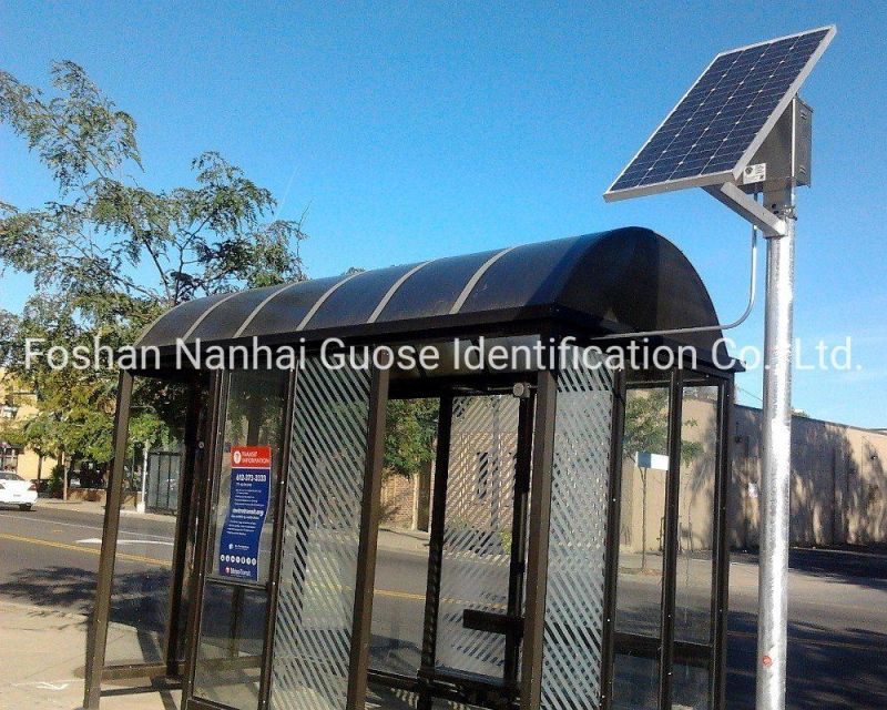 Guose Glass Wall Bus Stop Passenger Shelters