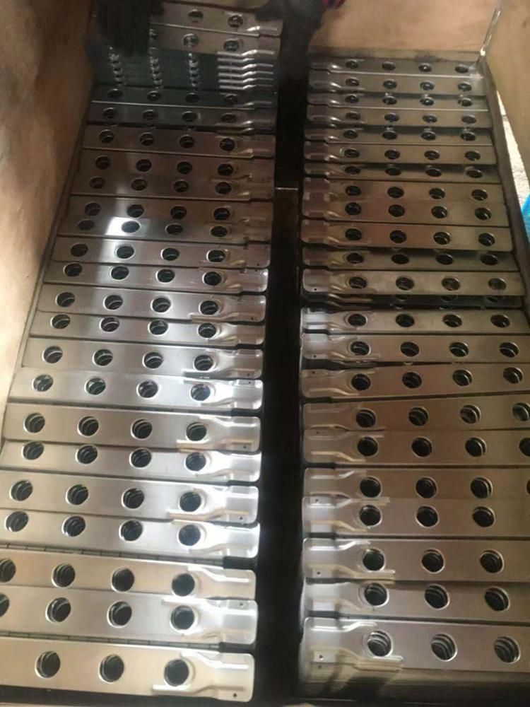Factory Custom 220*80*1.2mm Sheet Metal Shipping Container Collar Hinge Galvanized Steel Pallet Collar Hinges for Wooden Crate