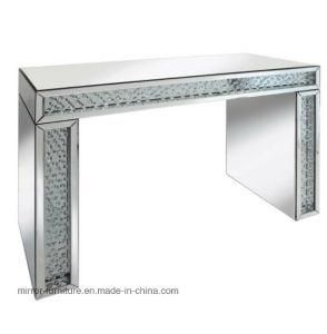 New European High Quality Crystal Elegant Mirror Console Table
