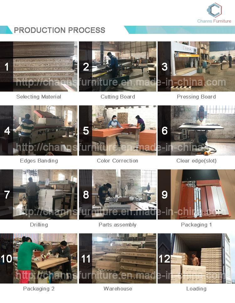 Fashion Demountable Office Furniture Pictures of Wooden Computer Desk (CAS-CD1839)