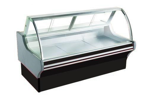 Commercial Open Counter Top Serve Over Used Deli Fish Cold Food Fresh Meat Display Refrigerator Showcase
