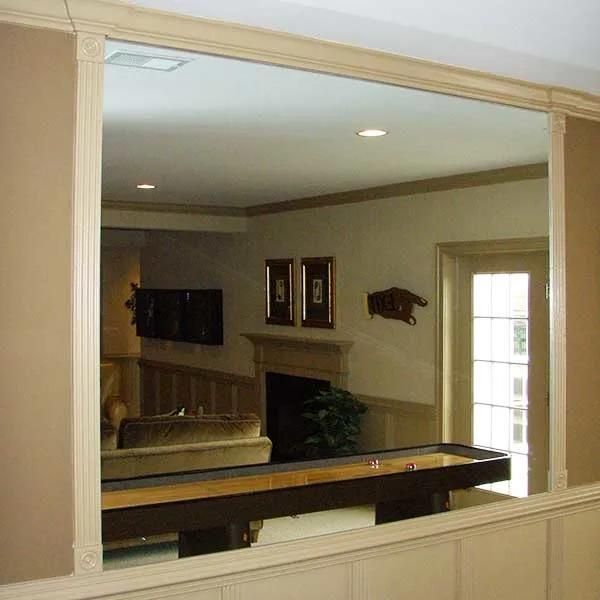 Temperable Glass Mirror for Kitchen Splashbacks Bathroom Mirror Vanity Mirrors