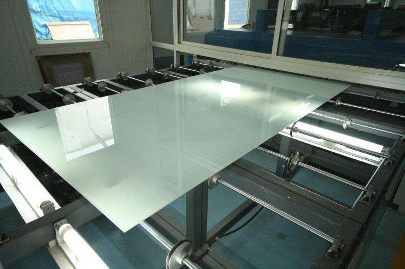 Tempered Frosted Glass Study Desk