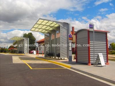 Bus Station Bus Shelter with Kiosk