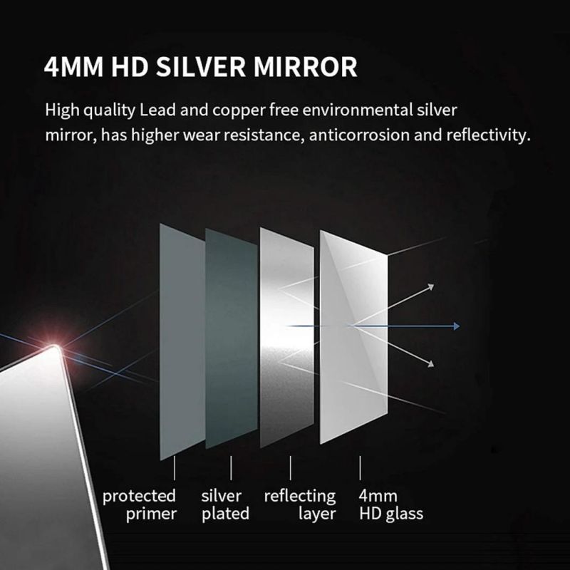 Sally Bathroom Mirror Medicine Storage Cabinet Waterproof Defogger Wall Mounted Vanity Dimmer Switch LED Mirror