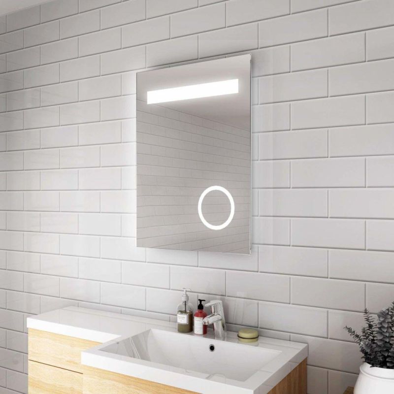 Illuminated Smart LED Light Bathroom Mirror with Lights Defogger Mirror LED Floor Mirror