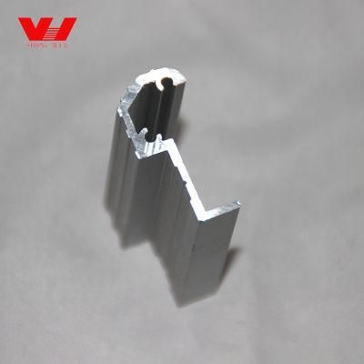 Aluminium Double Sided Lower Sliding Door Track Profile / Aluminium Profile for Wardrobe / High Quality Anodized Extruded