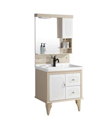 Modern Luxury Hotel Wall Mount Bathroom Vanity Floating Cabinet with Sink