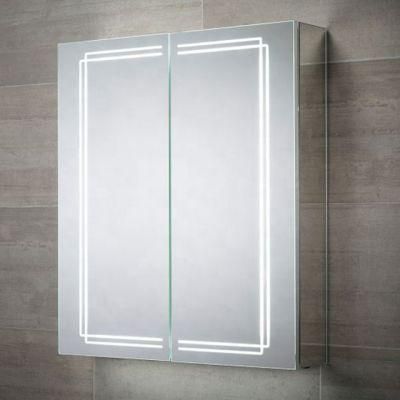 Floor Mirror Cabinet From China Leading Supplier with Dimmer Adjusted Shelf