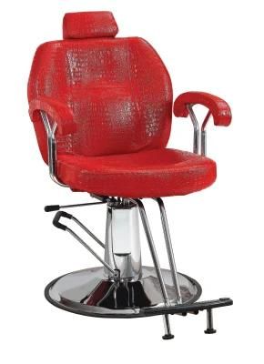 Hl- 986 2021 Salon Barber Chair for Man or Woman with Stainless Steel Armrest and Aluminum Pedal