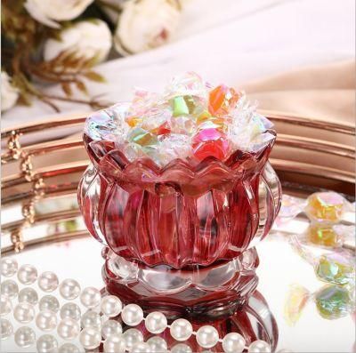 Factory Customized Metal Glass Candle Holder for Home Decoration
