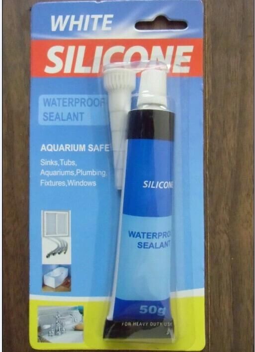 50ml Tube Packing White Silicone Sealant