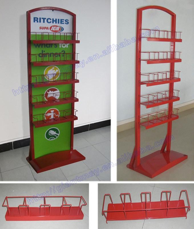 Retail Store Supermarket Metal Wine Glass Mug Cup Display Rack