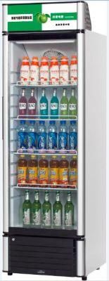 280L New Model Cool Drink Display Cooler Upright Commercial Drink Glass Door Showcase