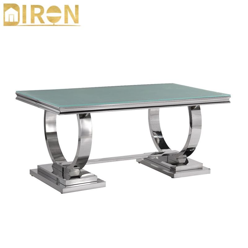 Modern Home Furniture Dining Restaurant Marble Living Room Dining Rectangular Table